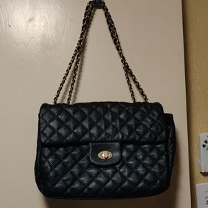 Beautiful black quilted bag